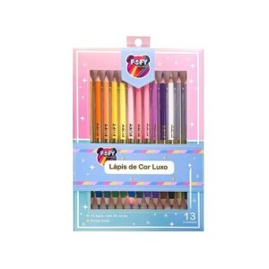 FF5512 LAPIS DE COR LUXO 26 CORES