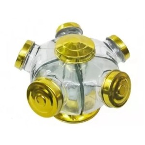 274-PDO MINI BALEIRO DOURADO TPA PLASTICO