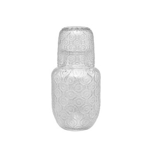 20520 MORINGA DE VIDRO COM COPO DAISY 500ML/145ML