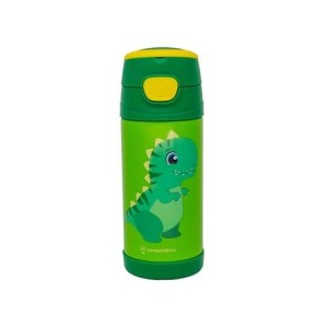 10073118 GARRAFA TOP HANDLE INFANTIL 350ML C/ADESIVO DINOSSAURO