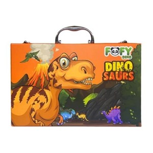 FF6009 KIT MALETA ARTISTICA DINO 42 PCS
