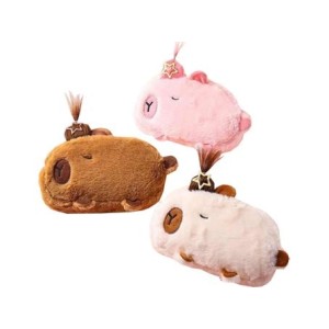 MJ533-2A ESTOJO PARA CANETA CAPIVARA PELUCIA