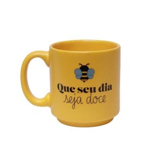 10026082 CANECA MINI TINA 100ML ABELHINHA SEU DIA SEJA DOCE