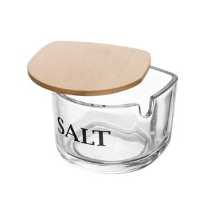 21024 SALEIRO COM TAMPA DE BAMBU BASIC 10X10X8CM