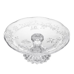 221206 PRATO PARA BOLO COM PE NEW BUTTERFLY 26,5X27X12CM