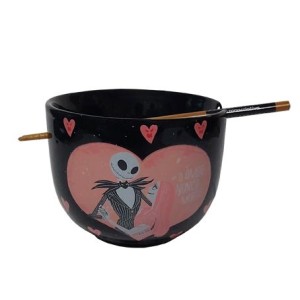 10026381 BOWL C/HASHI 500ML JACK AND SALLY