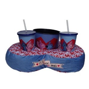 10065399 KIT ALMOFADA PIPOCA FIBRA CORACAO STITCH E ANGEL