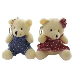 F6600020 CHAVEIRO URSO C/ROUPA