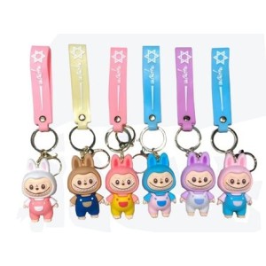 JQ5707-08 CHAVEIRO MONSTINHOS SILICONE