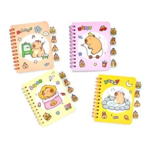 A6-MJ5982 CADERNO CAPIVARA 64 FOLHAS