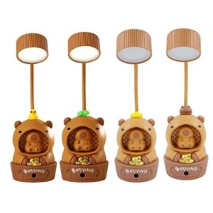 XJD-MJ73 ABAJUR DE MESA CAPIVARA COM APONTADOR 29X9X9CM