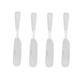 29331 CONJ 4 ESPATULAS DE ACO INOX