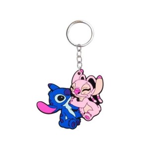 DYG002-ST2 CHAVEIRO STITCH ANGEL SILICONE 7CM