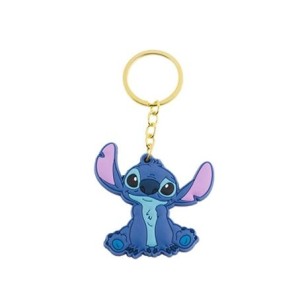 DYML031-ST1 CHAVEIRO STITCH SENTADO SILICONE 6X6CM