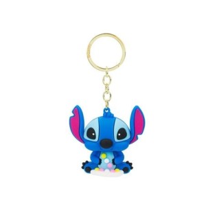 DZF001-ST4 CHAVEIRO STITCH COMENDO 5.5CM