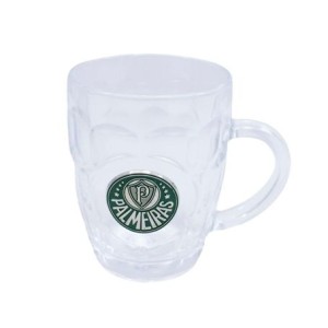 G003L-3 CANECA COM BRASAO METAL PALMEIRAS 400ML