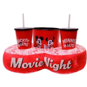 10065384 KIT ALMOFADA PIPOCA FIBRA CORACAO MICKEY E MINNIE NAMORADOS