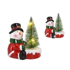 654-102 BONECO DE NEVE DECOR COM LUZ