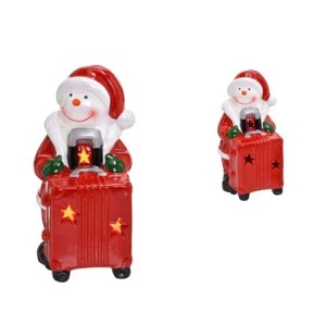 654-104 BONECO DE NEVE DECOR COM LUZ