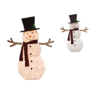 105-057 BONECO DE NEVE COM LUZ BIVOLT