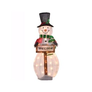 105-060 BONECO DE NEVE COM LUZ BIVOLT