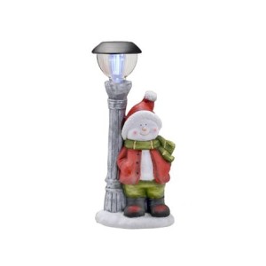 185-064 BONECO DE NEVE COM LUZ