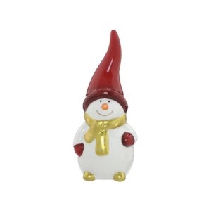 185-069 BONECO DE NEVE DECORATIVO