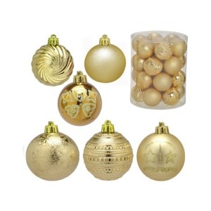 620-110 JOGO 26 BOLAS NATALINAS 6CM