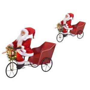 695-016 PAPAI NOEL DECORATIVO COM LUZ