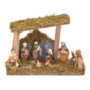 821-002 PRESEPIO COM ESTABULO