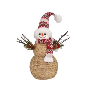 622-082 BONECO DE NEVE DECORATIVO