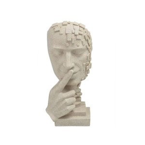 843-020 ESCULTURA DECORATIVA 16X12X35CM