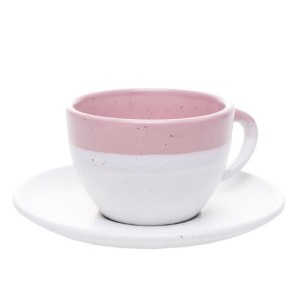 21295 CONJ 4 XICARAS DE CAFE COM PIRES OMBRE 85ML ROSA