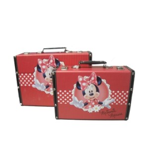 274-042 JOGO 2 MALETAS MINNIE