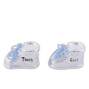 4130 CONJ 2 SAPATINHOS P/DENTE E CABELO AZUL