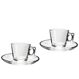 46271 JOGO P/CAFE EXPRESSO VELA VIDRO 80ML