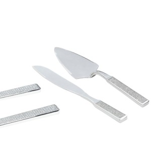 4740 CONJ 2 TALHERES PRATEADO P/BOLO EPOXY