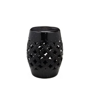 54-054 BANQUETA CERAMICA PRETO